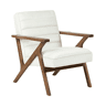 Poltrona KISA Veludo Branco creme