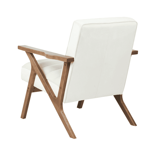Poltrona KISA Veludo Branco creme Poltrona KISA Veludo Branco creme