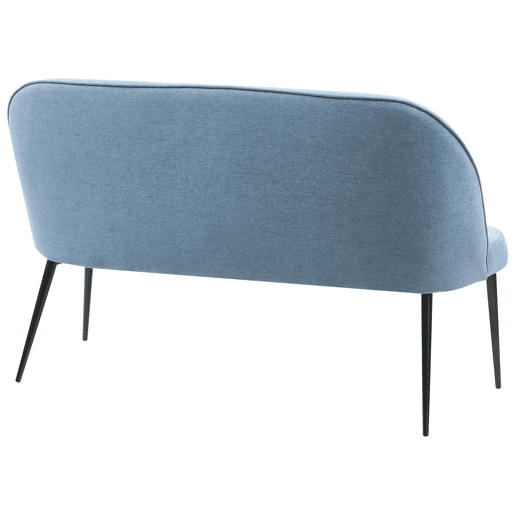 Banco estofado OSBY Tecido Azul 2 lugares