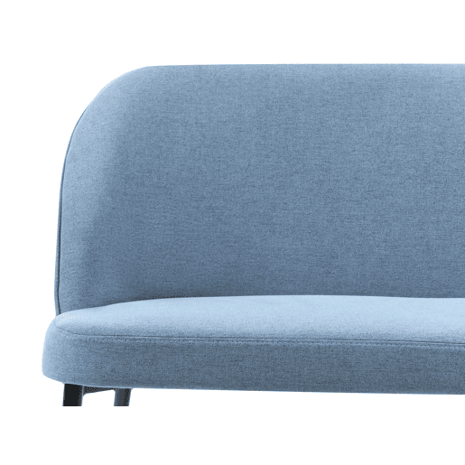 Banco estofado OSBY Tecido Azul 2 lugares