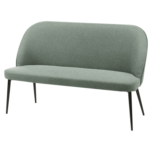 Banco estofado OSBY Tecido Verde claro 2 lugares