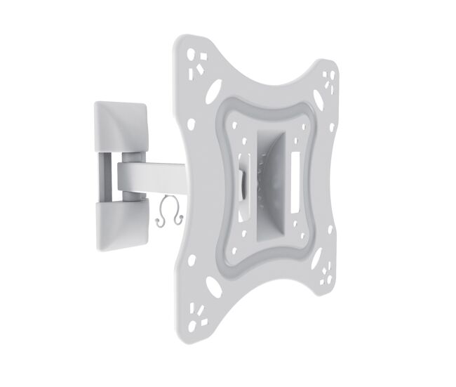 Soporte tv pared inclinable/orientable/desplegable kaorka 28 a 42" blanco