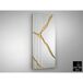 Espejo Cristal Serie Surcos 80x4 Espejo Cristal Serie Surcos 80x4 Dorado