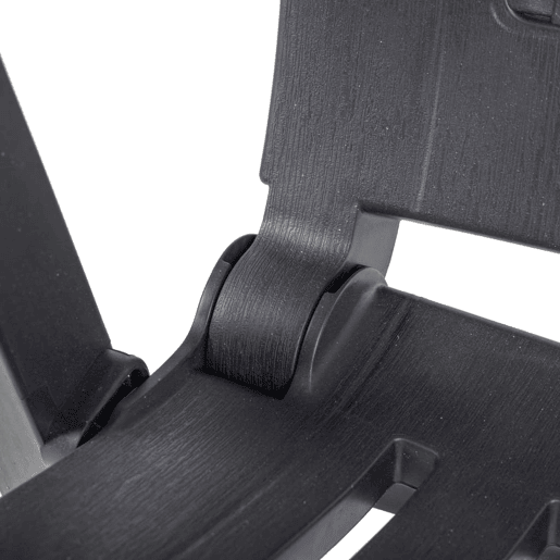 vidaXL Cadeiras de jardim reclináveis 2 pcs plástico antracite