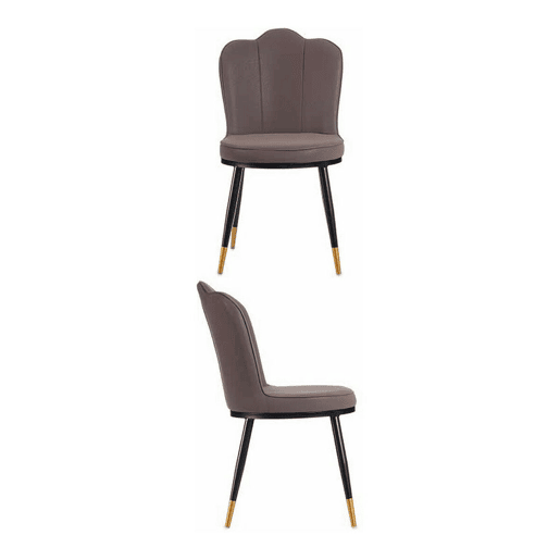 Poltrona Roxo Concha Polipele Aço (53 x 88 x 67 cm) Poltrona Roxo Concha Polipele Aço (53 x 88 x 67 cm)