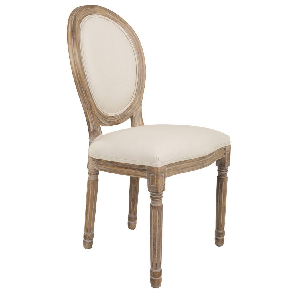 Silla de madera tapizada