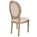 Silla de madera tapizada Silla de madera tapizada Beige