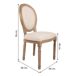 Silla de madera tapizada Silla de madera tapizada Beige