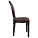 Silla de madera tapizada Silla de madera tapizada Gris
