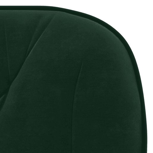 vidaXL Cadeiras de jantar 2 pcs veludo verde-escuro