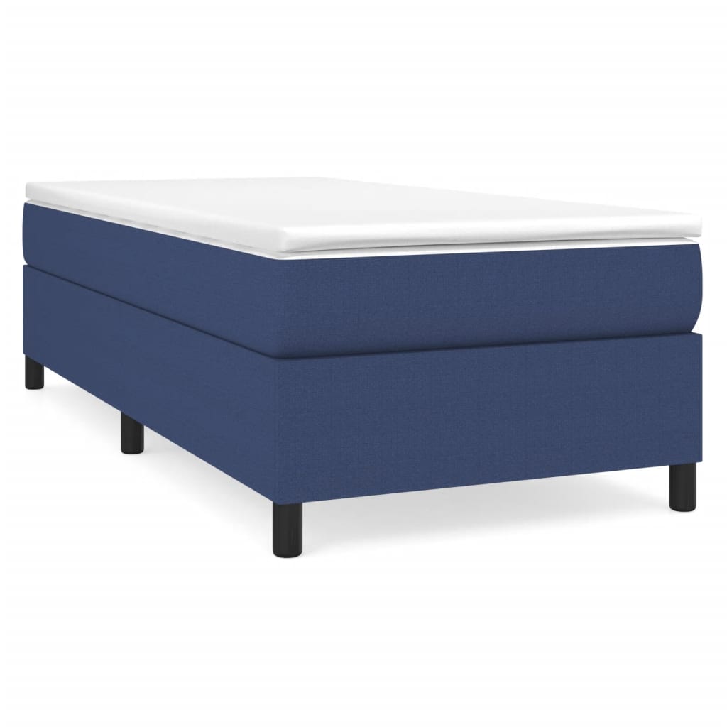 Cama box spring 80x200 Azul