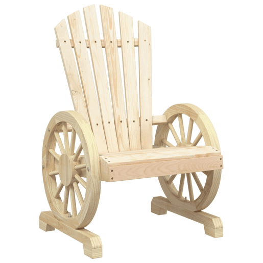 vidaXL Cadeiras Adirondack para jardim 4 pcs madeira de abeto maciça vidaXL Cadeiras Adirondack para jardim 4 pcs madeira de abeto maciça