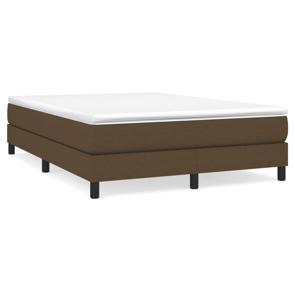 Cama box spring 140x200 Marrón