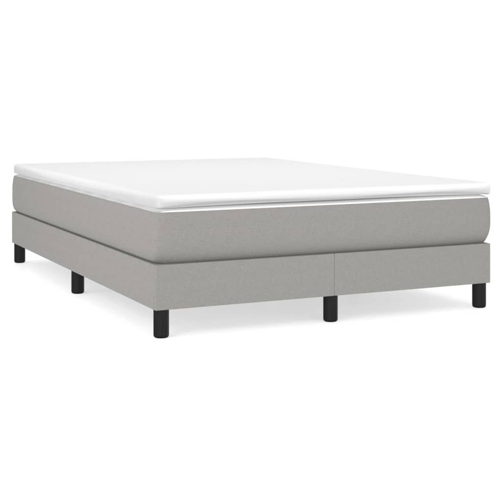 Cama box spring 140x200 Gris Claro