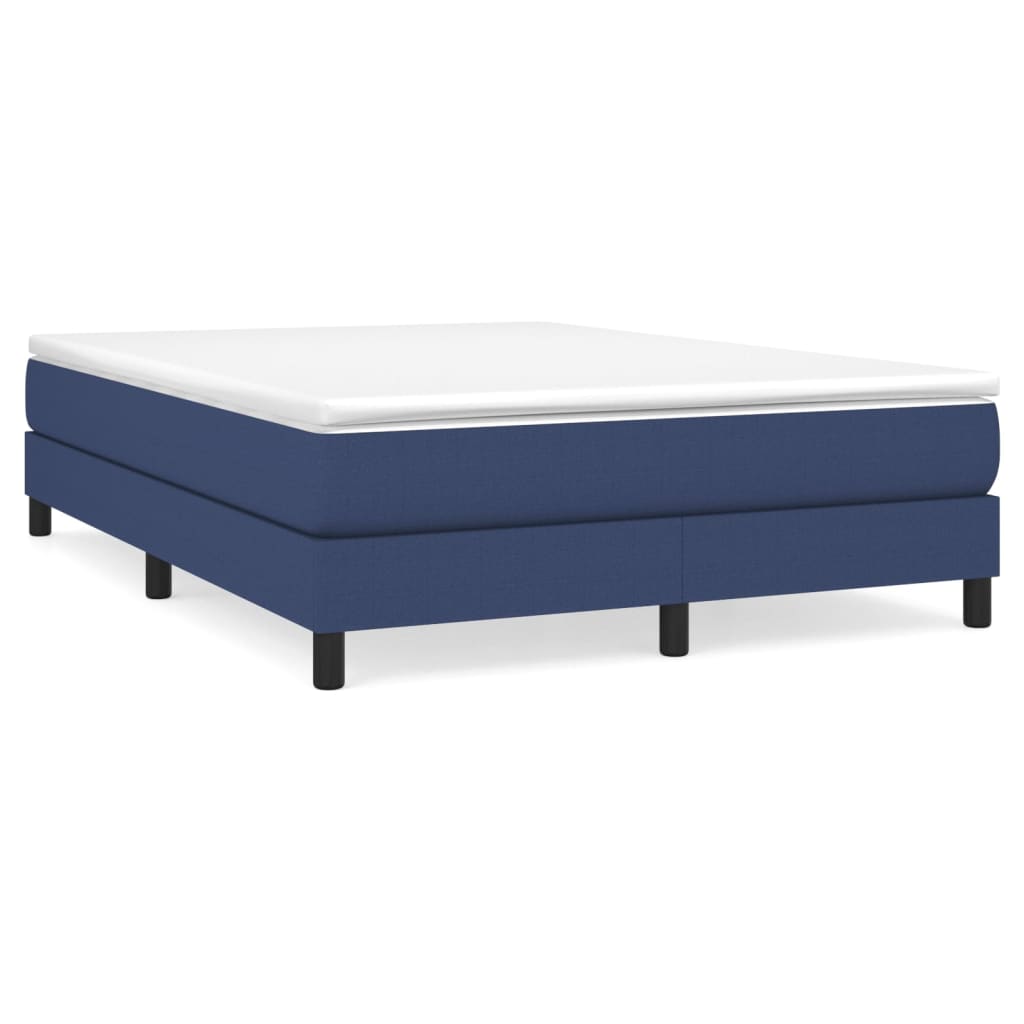 Cama box spring 140x200 Azul