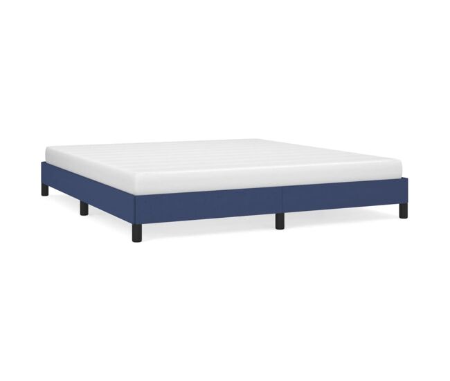 Estructura de cama tela azul 180x200 cm