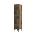 Armário multiuso com 1 porta efeito madeira Armário multiuso com 1 porta efeito madeira Negro/ Madera