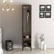 Armário multiuso com 1 porta efeito madeira Armário multiuso com 1 porta efeito madeira Negro/ Madera