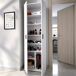 Armário multiuso com 2 portas com efeito madeira 61 Armário multiuso com 2 portas com efeito madeira 61 Blanco