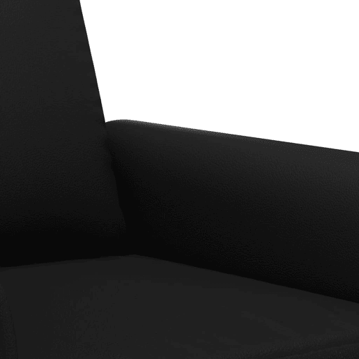 vidaXL Poltrona couro artificial 60 cm preto vidaXL Poltrona couro artificial 60 cm preto