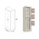 Armário multiuso com 2 portas com efeito madeira 58 Armário multiuso com 2 portas com efeito madeira 58 Blanco