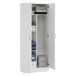 Armario Multiuso 2 Puertas 3 Estantes en Madera Laminada 73 Armario Multiuso 2 Puertas 3 Estantes en Madera Laminada 73 Blanco Mate/ Blanco Brillo
