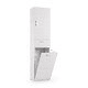 Armário multiuso com 2 portas com efeito madeira