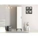 Armário multiuso com 1 porta efeito madeira 40 Armário multiuso com 1 porta efeito madeira 40 Blanco/ Madera