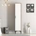 Armário multiuso com 1 porta efeito madeira 40 Armário multiuso com 1 porta efeito madeira 40 Blanco/ Madera