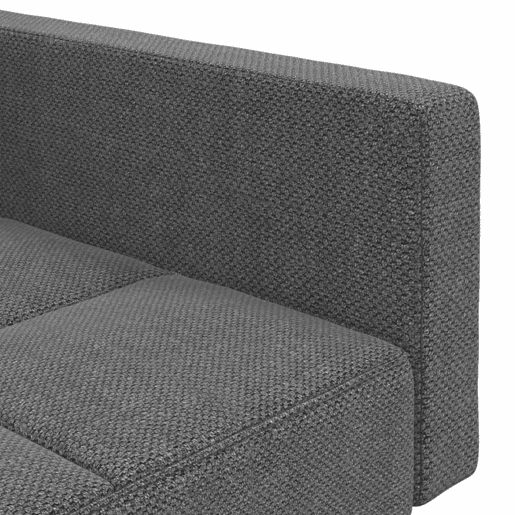 vidaXL Sofá-cama 2 lugares com duas almofadas tecido cinzento-claro