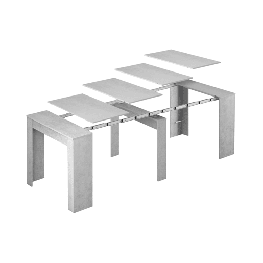 Mesa de consola extensível efeito madeira