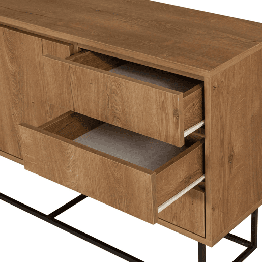 Console com efeito madeira Console com efeito madeira