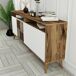 Aparador efecto madera 180 Aparador efecto madera 180 Blanco/ Madera