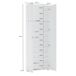 Armário multiuso com 2 portas com efeito madeira 73 Armário multiuso com 2 portas com efeito madeira 73 Gris Claro