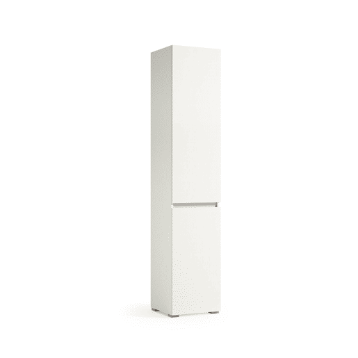 Armário multiuso com 2 portas com efeito madeira
