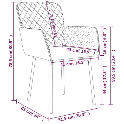 vidaXL Cadeiras de jantar 2 pcs veludo cinzento-claro vidaXL Cadeiras de jantar 2 pcs veludo cinzento-claro