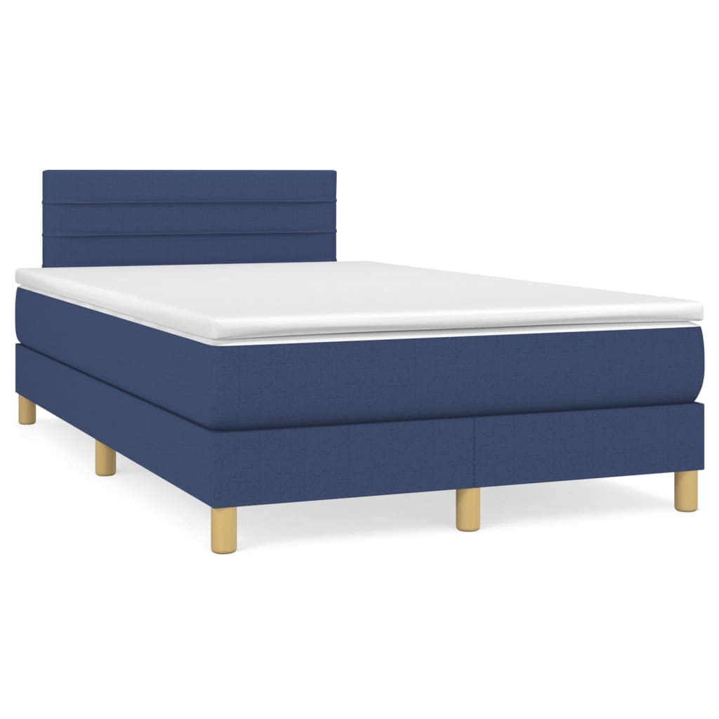 Cama box spring 120x200 Azul