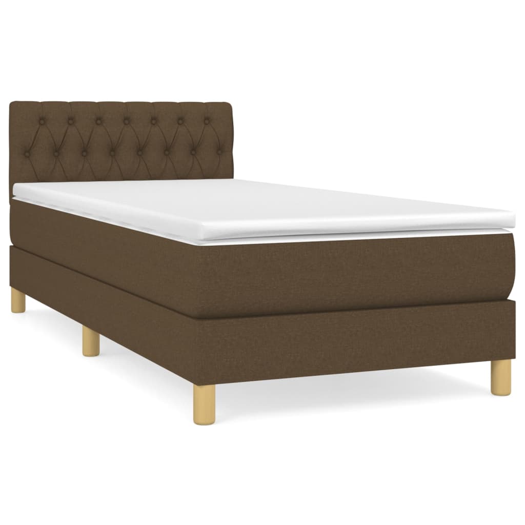 Cama box spring 80x200 Marrón