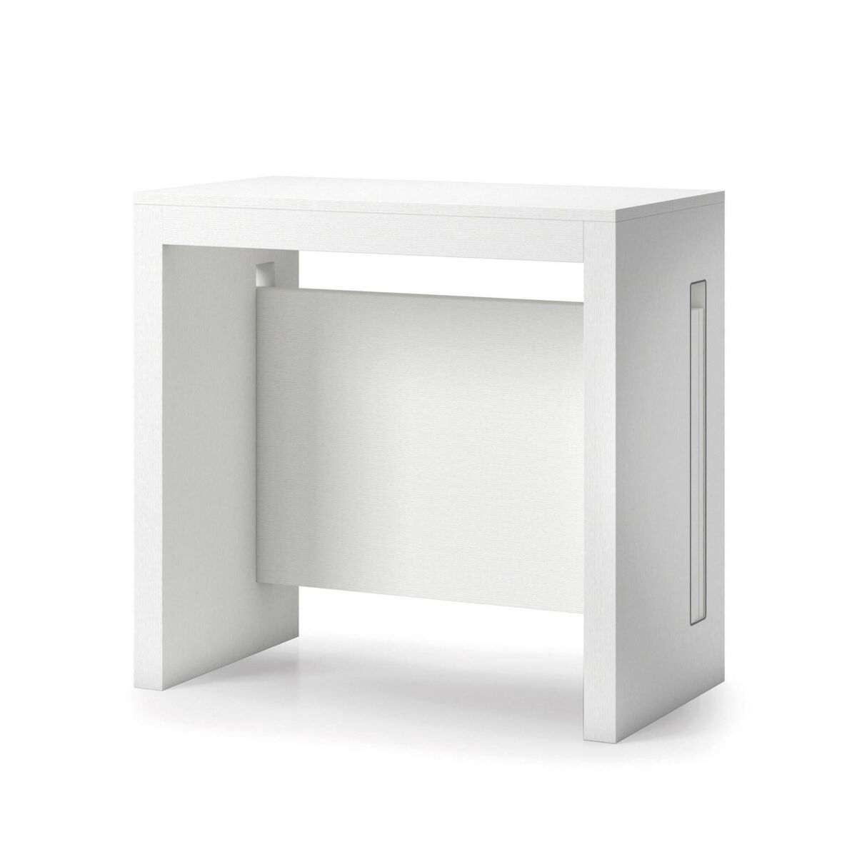 Mesa de consola extensível efeito madeira