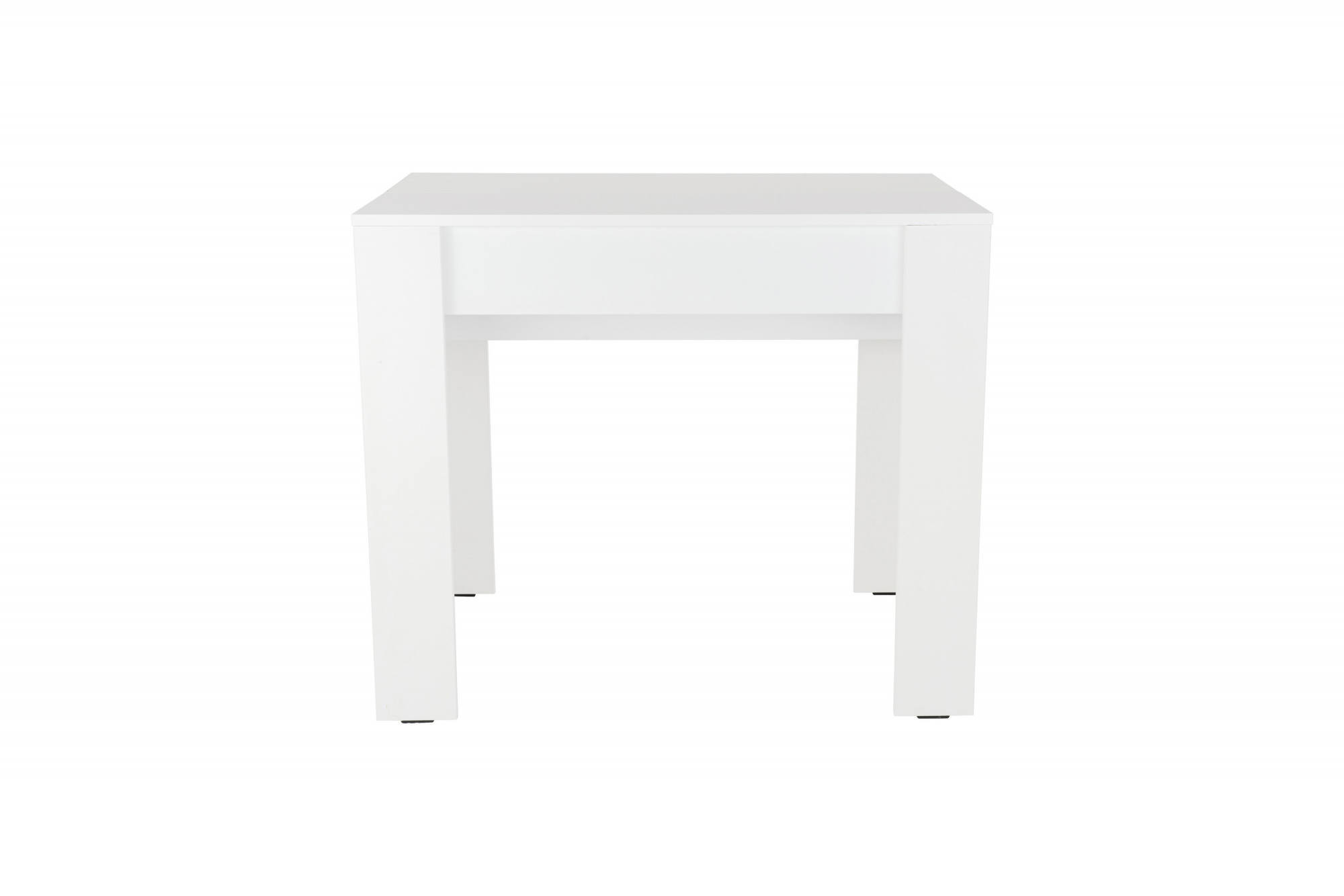 Mesa de consola extensível com efeito madeira 90