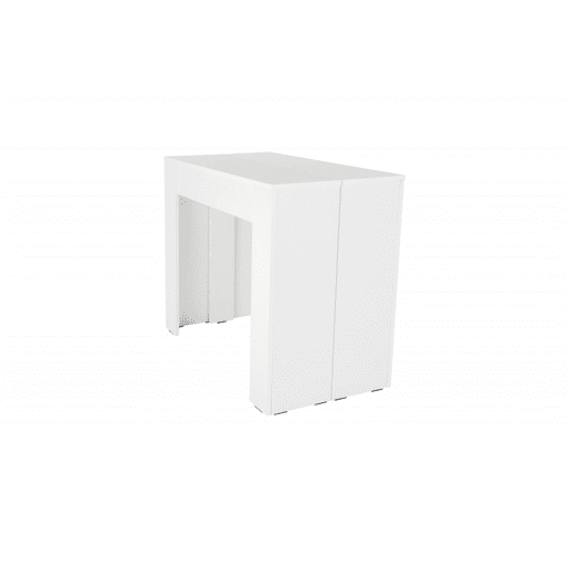 Mesa de consola extensível com efeito madeira