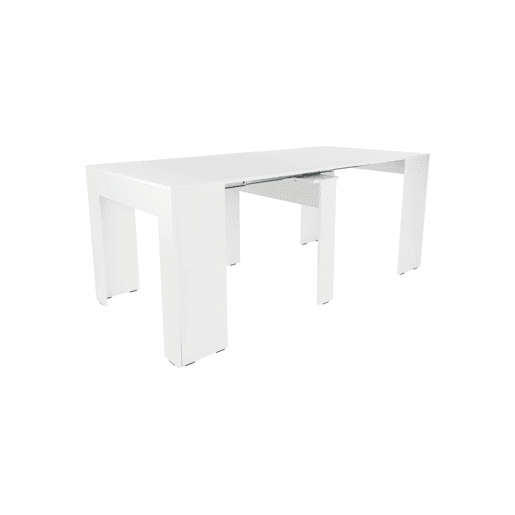 Mesa de consola extensível com efeito madeira