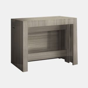 Mesa de consola extensível efeito madeira