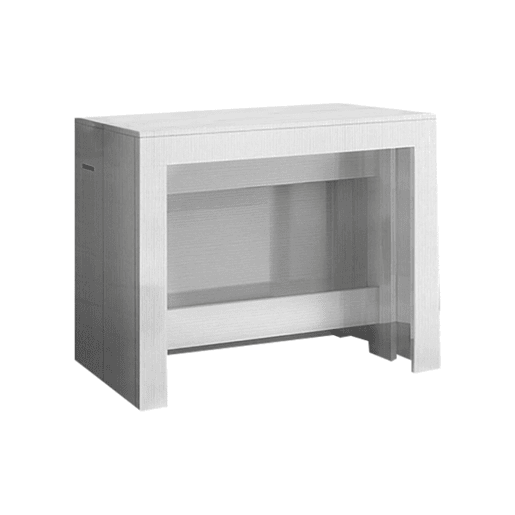 Mesa de consola extensível efeito madeira
