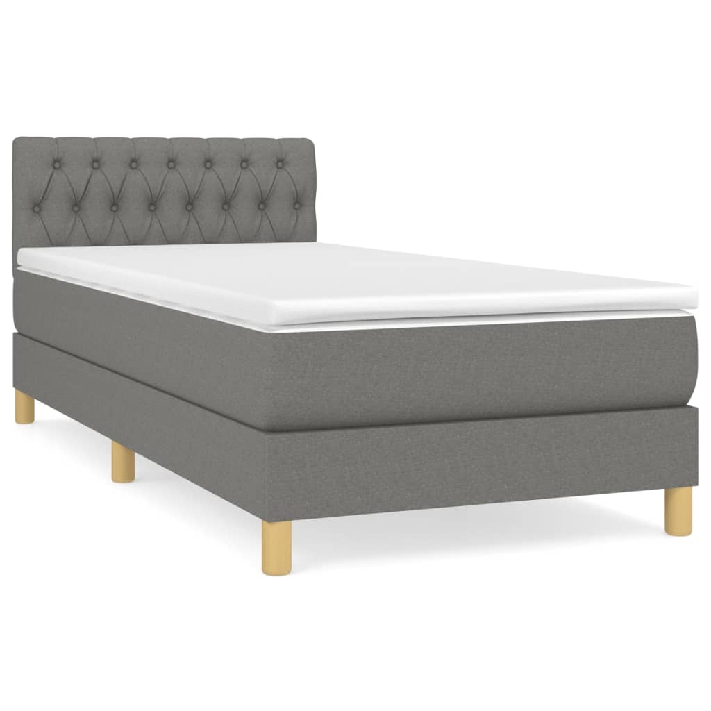 Cama box spring 80x200 Gris