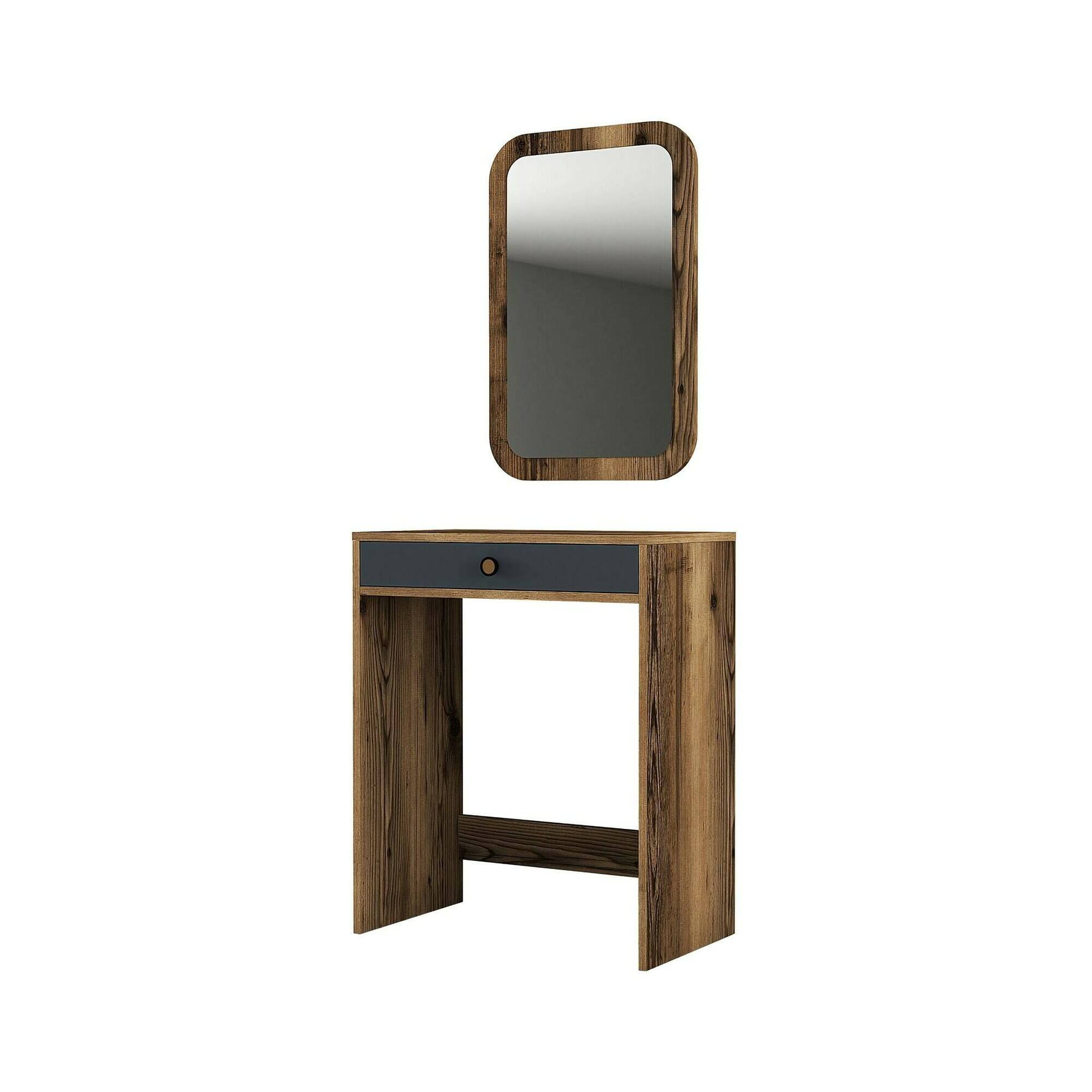 Console com efeito madeira 70