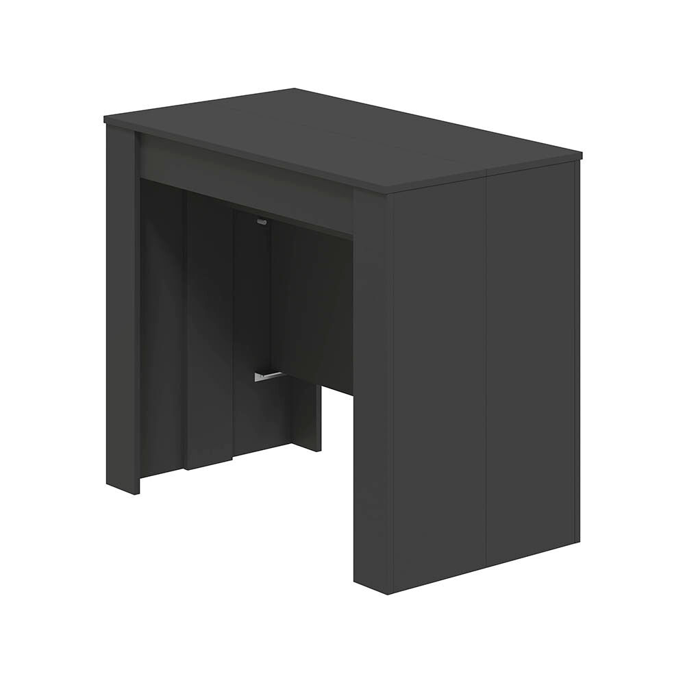 Mesa de consola extensível efeito madeira