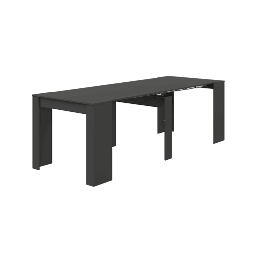 Mesa de consola extensível efeito madeira Mesa de consola extensível efeito madeira