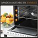 Horno Eléctrico Metal HOMCOM, hogar - cocina Horno Eléctrico Metal HOMCOM, hogar - cocina Negro/ Inox