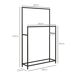 Toallero de Pie Metal HOMCOM, hogar - baño Toallero de Pie Metal HOMCOM, hogar - baño Negro